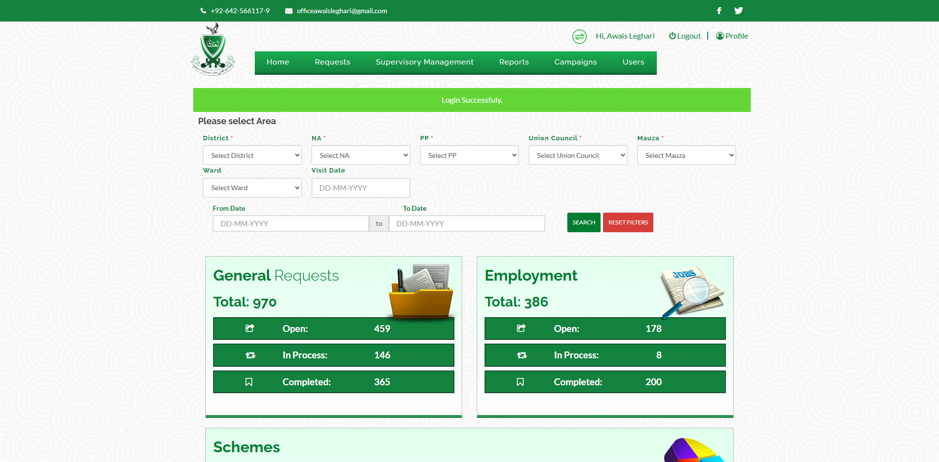 Constituency Management System